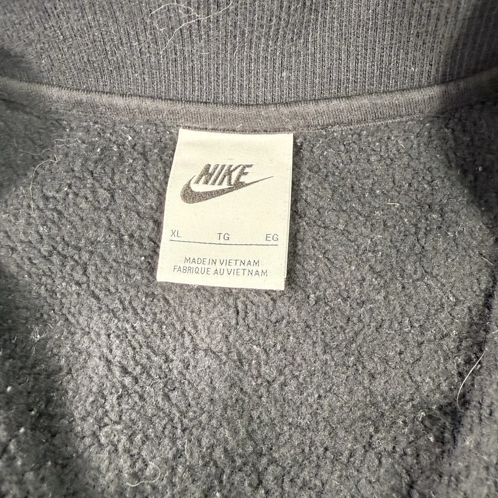 Georgia Bulldogs Nike Sweatshirt Pullover Womens XL Cropped 1/2 Zip Big‎ Logo